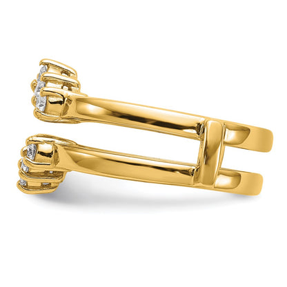 14K Yellow Gold Real Diamond Guard
