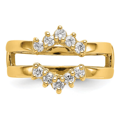 14K Yellow Gold Real Diamond Guard