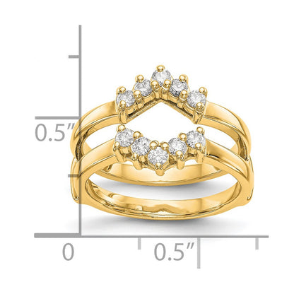 14K Yellow Gold Real Diamond Guard