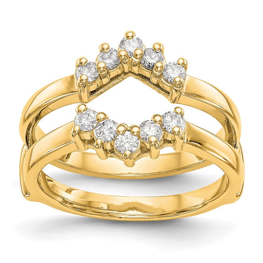 14K Yellow Gold Real Diamond Guard