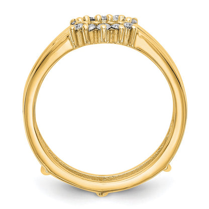 14K Yellow Gold Real Diamond Guard