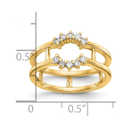 14K Yellow Gold Real Diamond Guard
