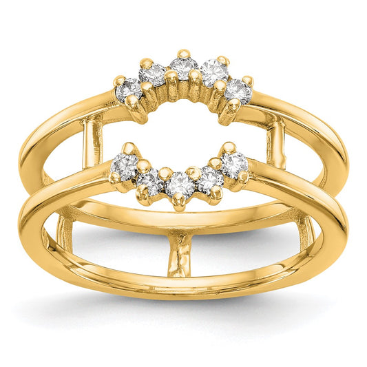 14K Yellow Gold Real Diamond Guard