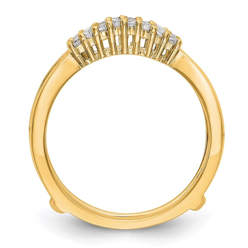14K Yellow Gold Real Diamond Guard