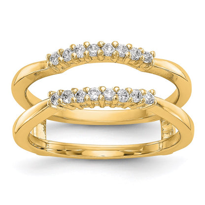 14K Yellow Gold Real Diamond Guard