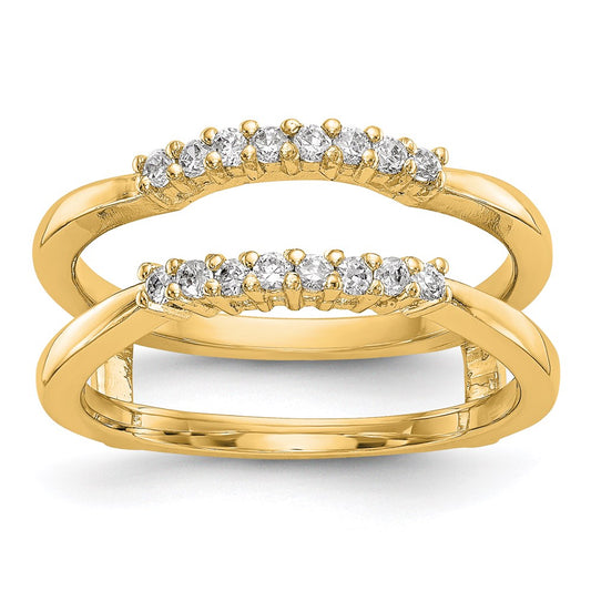 14K Yellow Gold Real Diamond Guard