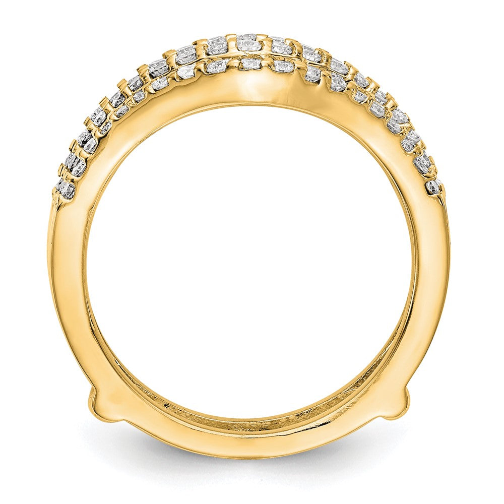 14K Yellow Gold Real Diamond Guard