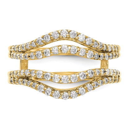 14K Yellow Gold Real Diamond Guard