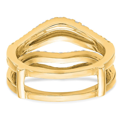 14K Yellow Gold Real Diamond Guard