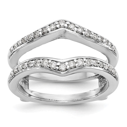 14K White Gold Real Diamond Guard