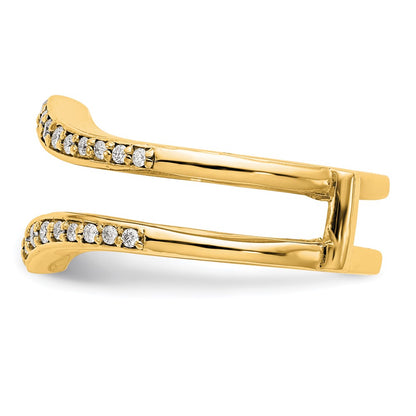 14K Yellow Gold Real Diamond Guard
