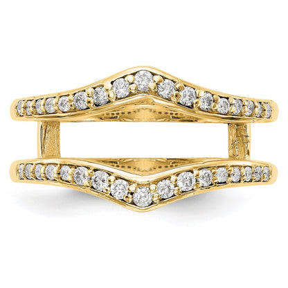 14K Yellow Gold Real Diamond Guard