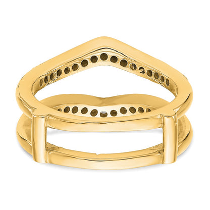 14K Yellow Gold Real Diamond Guard