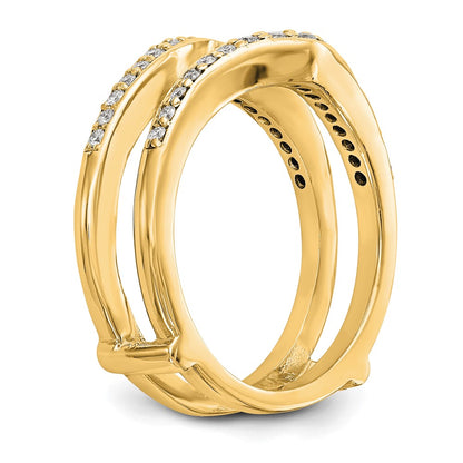 14K Yellow Gold Real Diamond Guard