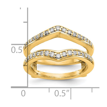14K Yellow Gold Real Diamond Guard