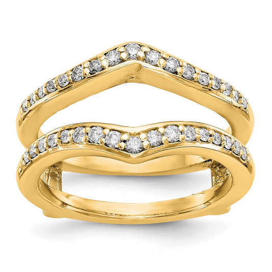 14K Yellow Gold Real Diamond Guard