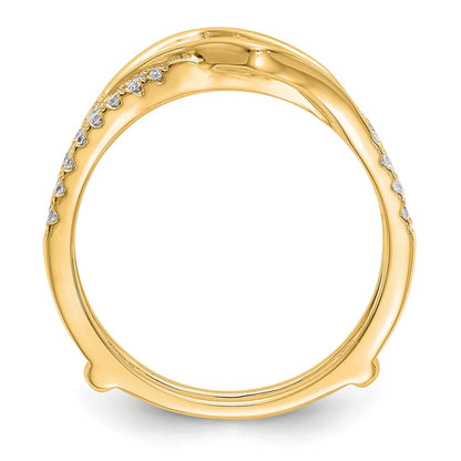 14K Yellow Gold Real Diamond Guard