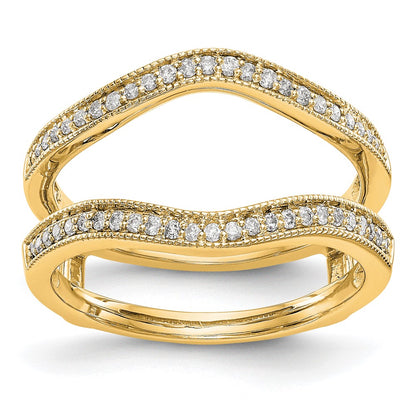 14K Yellow Gold Real Diamond Guard