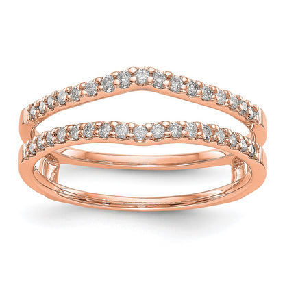 14K Rose Gold Real Diamond Guard