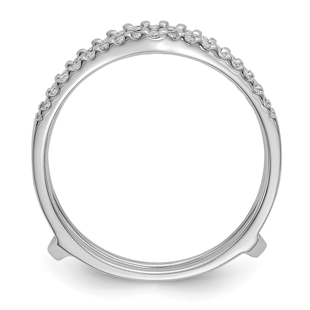 14K White Gold Real Diamond Guard