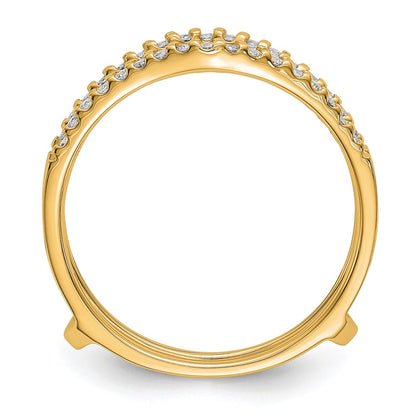 14K Yellow Gold Real Diamond Guard