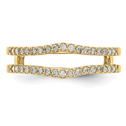 14K Yellow Gold Real Diamond Guard