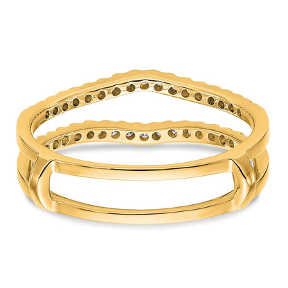 14K Yellow Gold Real Diamond Guard