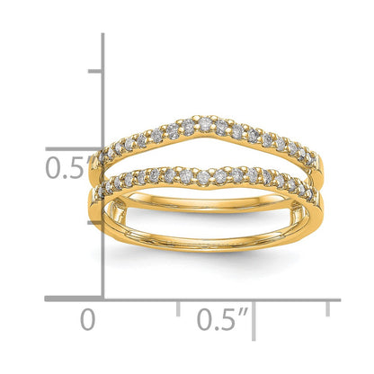 14K Yellow Gold Real Diamond Guard
