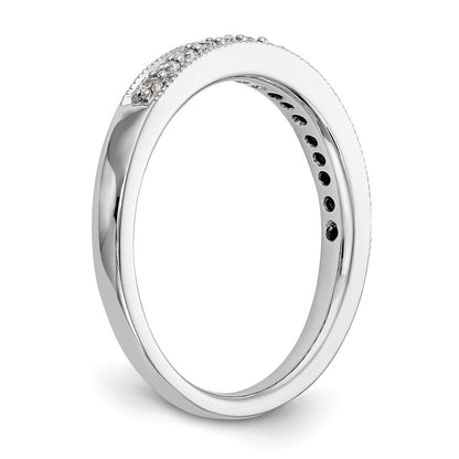 0.23ct. CZ Solid Real 14K White Gold Wedding Band Ring