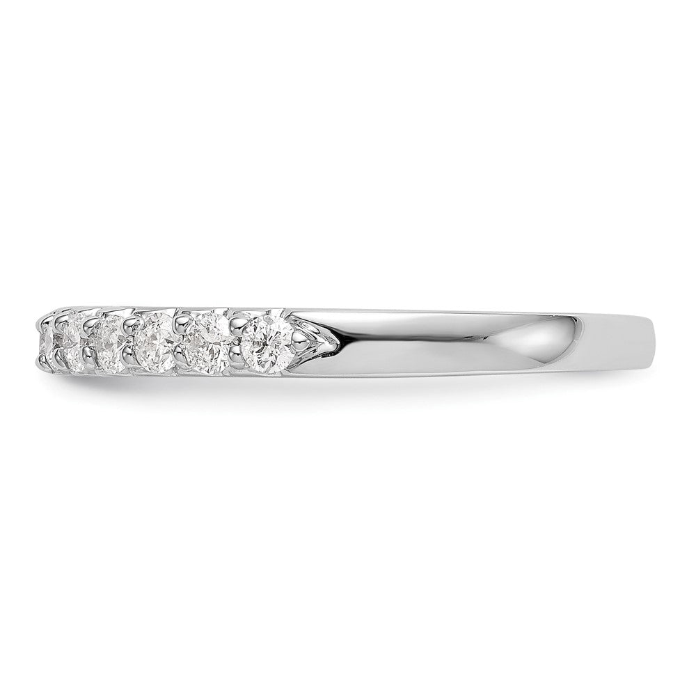 0.33ct. CZ Solid Real 14K White Gold Wedding Band Ring