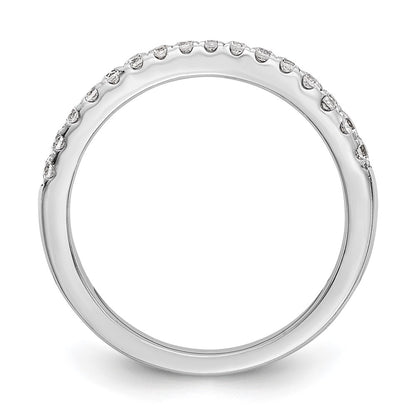 0.22ct. CZ Solid Real 14K White Gold Wedding Band Ring