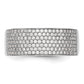 0.75ct. CZ Solid Real 14K White Gold Micro Pave Wedding Band Ring