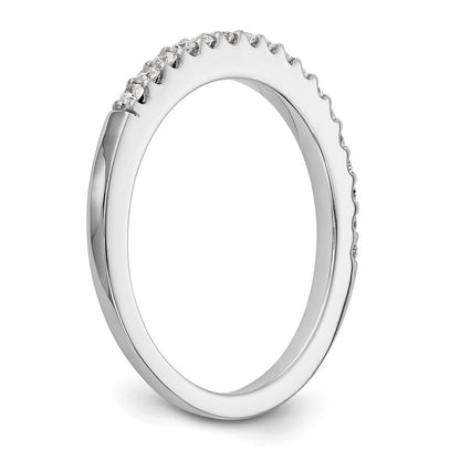 0.34ct. CZ Solid Real 14K White Gold Wedding Band Ring