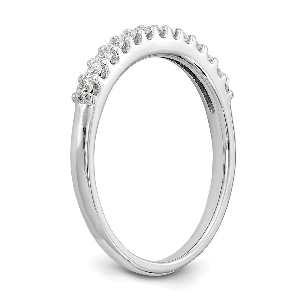 0.25ct. CZ Solid Real 14K White Gold Wedding Band Ring