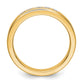 0.30ct. CZ Solid Real 14K Yellow Gold 5-2.5mm Stone Channel Wedding Band Ring
