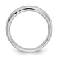 14K White Gold 7-Stone Real Diamond Channel Band