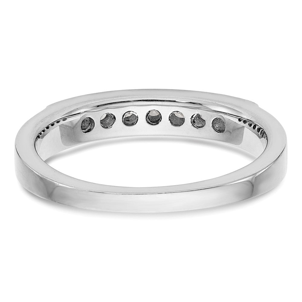 0.25ct. CZ Solid Real 14K White Gold Wedding Band Ring