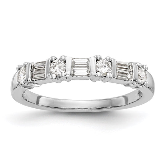 14K Yellow Gold Real Diamond Band
