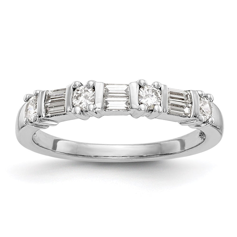14K Yellow Gold Real Diamond Band