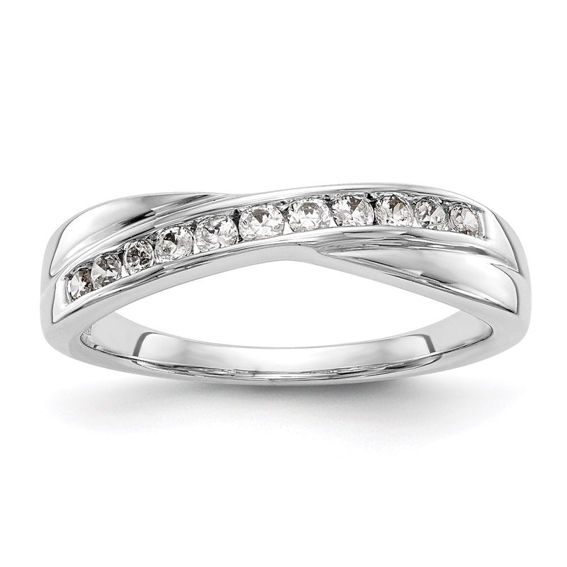 14K Yellow Gold Real Diamond Band
