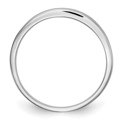 14k White Gold Yellow & White Real Diamond Band