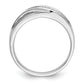 0.25ct. CZ Solid Real 14K White Gold Men's Wedding Band Ring
