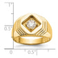 14K Yellow Gold VS Real Diamond Men's Ring
