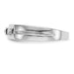 0.05ct. CZ Solid Real 14K White Gold Men's Wedding Band Ring