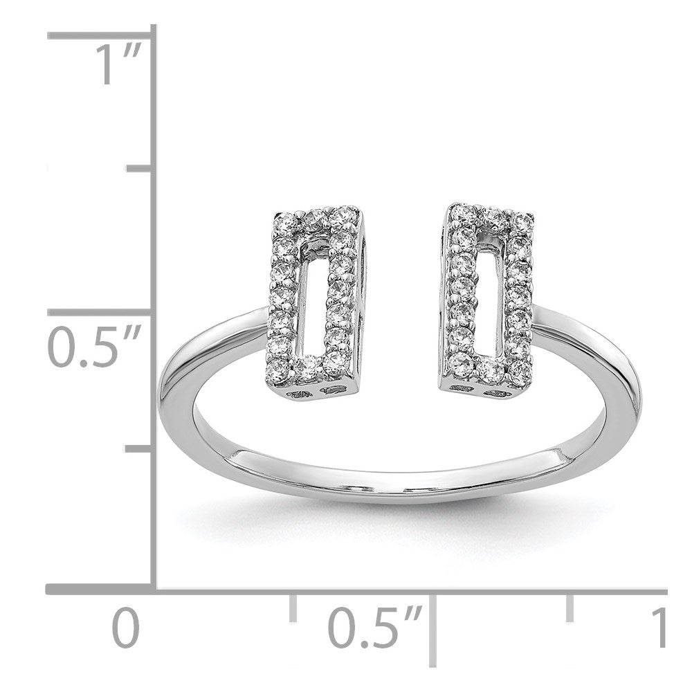 14k White Gold Real Diamond Ring