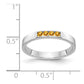 14k White Gold Citrine Ring