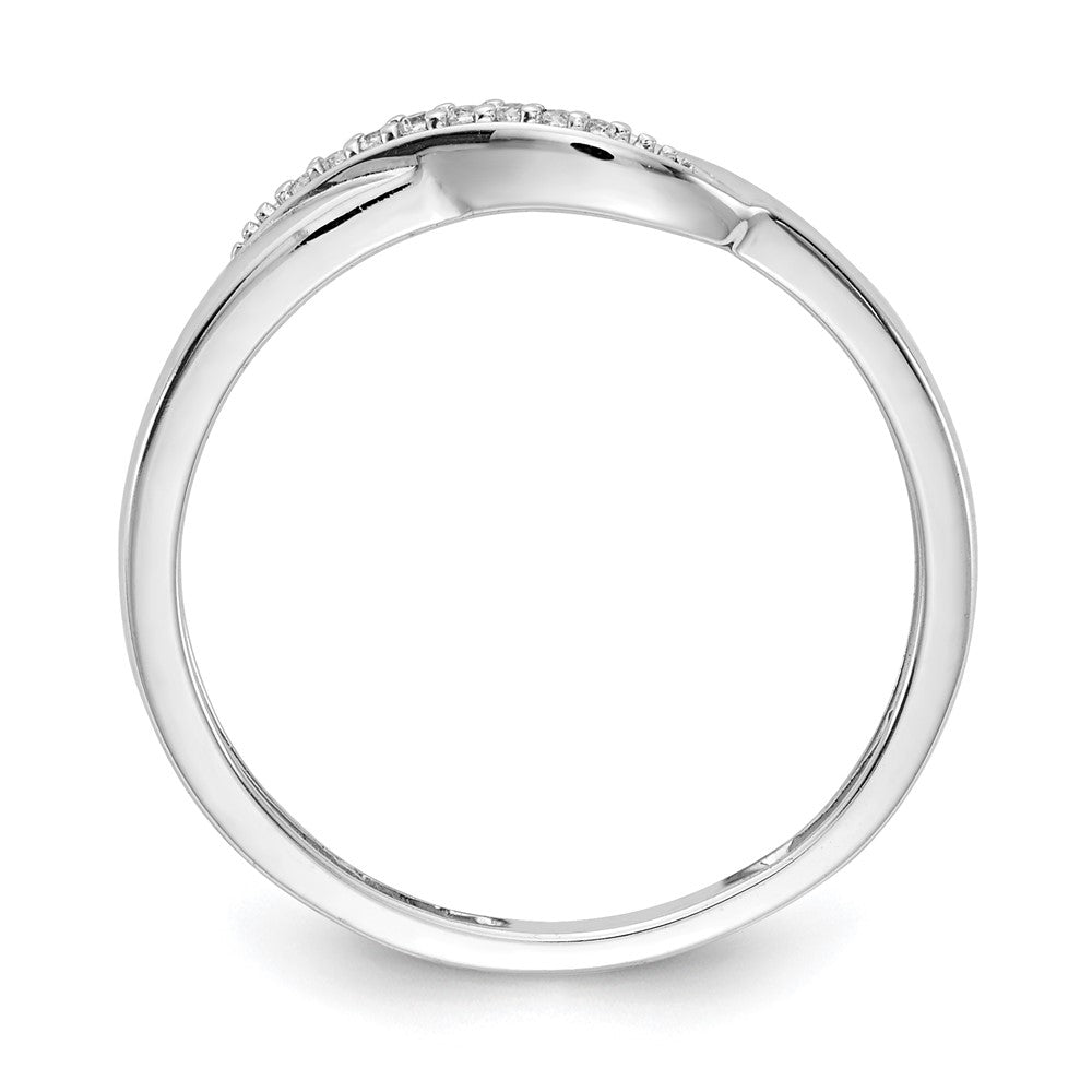 14k White Gold Real Diamond Ring