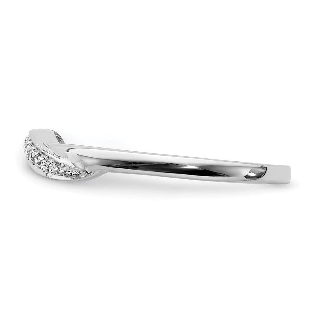 14k White Gold Real Diamond Ring