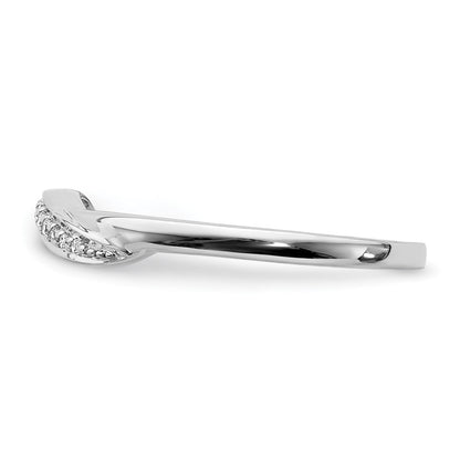14k White Gold Real Diamond Ring