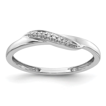 14k White Gold Real Diamond Ring